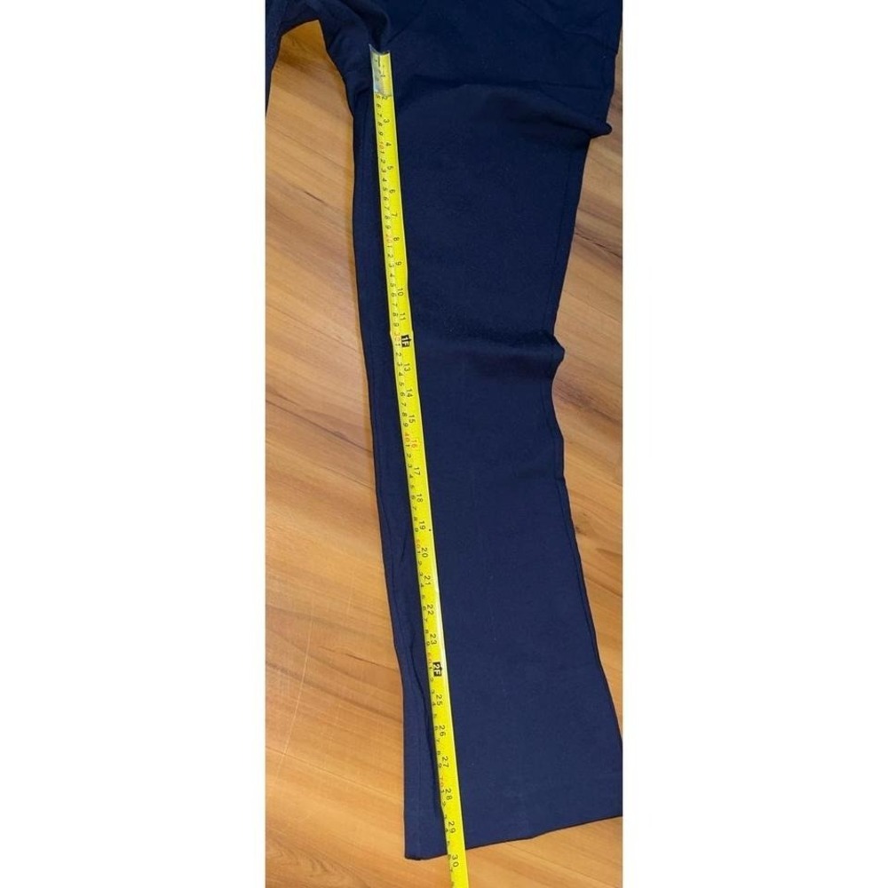 Womens NWT Express Columinist High Rise Navy Boot Cut Pants - Picture 3 of 6